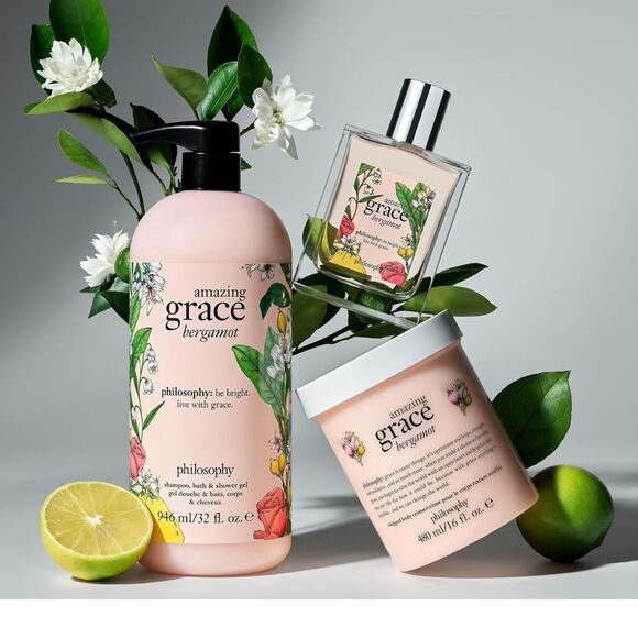 Philosophy Amazing Grace Bergamot Jumbo Sz. 32oz. Shower Gel Self Care Body Care - Picture 2 of 6